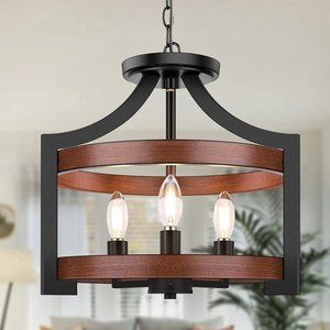 Convertable Pendant Lights Farmhouse Style